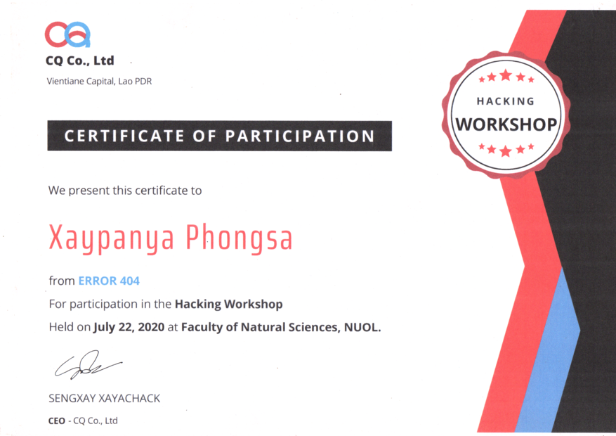 Certificate 4
