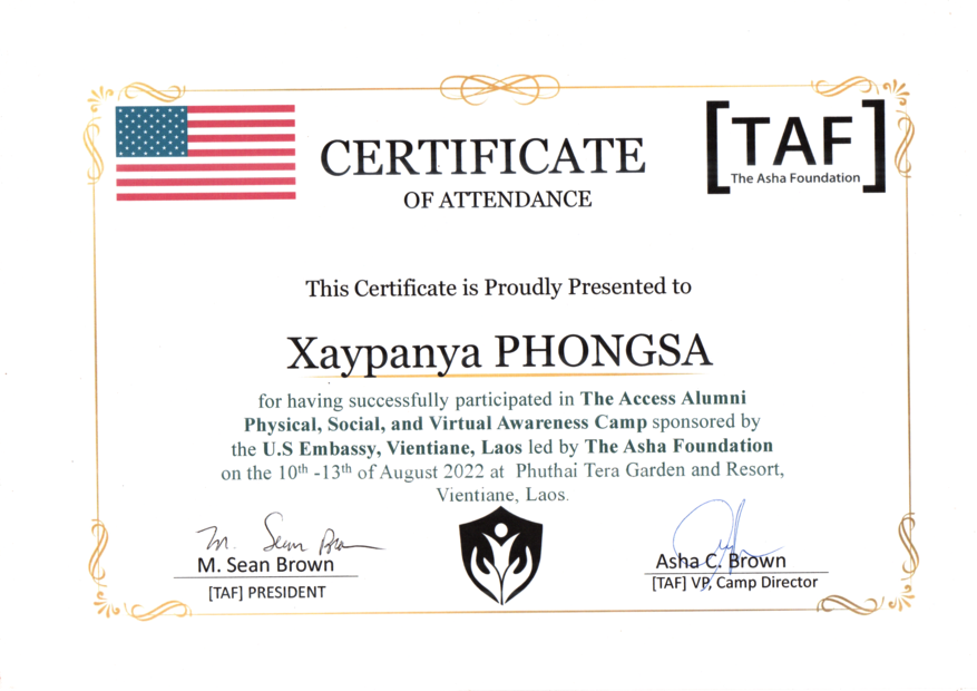 Certificate 8
