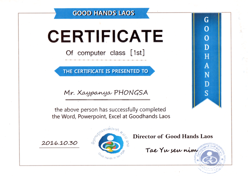 Certificate 9